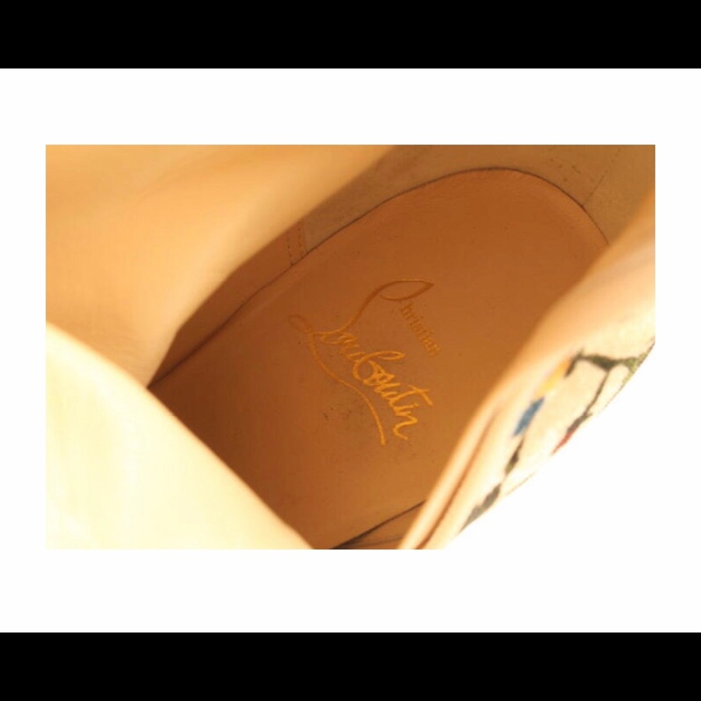 Authentic Christian Louboutin Moulamax 100 velvet - Picture 4 of 8